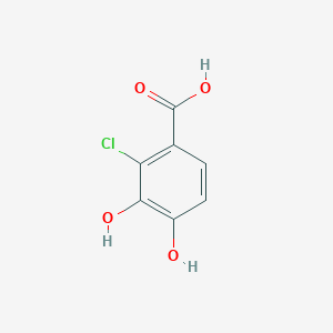 molecular formula C7H5ClO4 B8055448 2-Chloro-3,4-dihydroxybenzoic acid CAS No. 103339-65-7