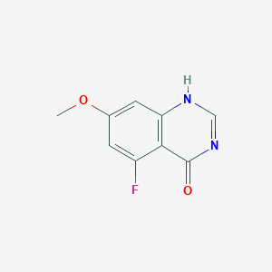 molecular formula C9H7FN2O2 B8055457 5-fluoro-7-methoxy-1H-quinazolin-4-one 