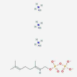 molecular formula C10H29N3O7P2 B8055519 Ammonium 3,7-dimethylocta-2,6-dien-1-yl diphosphate 
