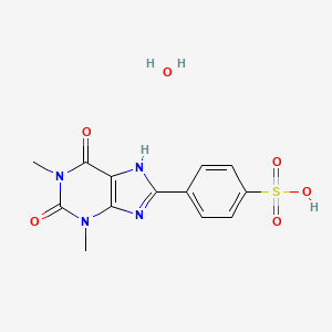 molecular formula C13H14N4O6S B8055594 8-(p-Sulfophenyl)theophylline hydrate 
