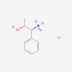 molecular formula C9H14ClNO B8055638 [(1R,2R)-2-hydroxy-1-phenylpropyl]azanium;chloride 