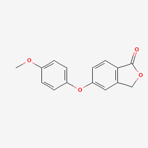 5-(4-Methoxyphenoxy)-1,3-dihydro-2-benzofuran-1-one