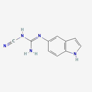 1-cyano-2-(1H-indol-5-yl)guanidine