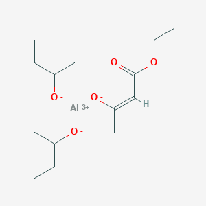 Aluminum butan-2-olate (2Z)-4-ethoxy-4-oxobut-2-en-2-olate (1:2:1)