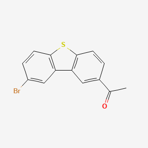 molecular formula C14H9BrOS B8055840 1-(8-Bromodibenzo[b,d]thiophen-2-yl)ethanone 