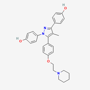 molecular formula C29H31N3O3 B8055926 Methyl-piperidino-pyrazole CAS No. 2512204-77-0