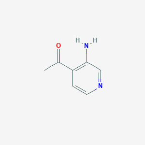 molecular formula C7H8N2O B080560 1-(3-Aminopyridin-4-yl)ethanone CAS No. 13210-52-1