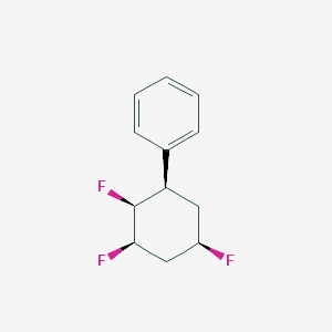 molecular formula C12H13F3 B8056035 [(1R,2S,3R,5R)-2,3,5-trifluorocyclohexyl]benzene 