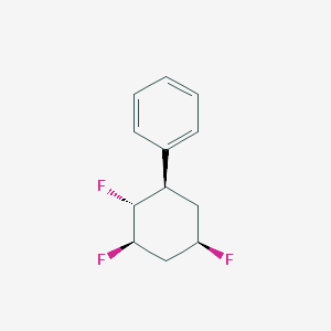 molecular formula C12H13F3 B8056042 [(1R,2R,3R,5R)-2,3,5-trifluorocyclohexyl]benzene 