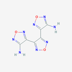 molecular formula C6H4N8O3 B8056277 3,3':4',3''-三-1,2,5-恶二唑-4,4''-二胺 