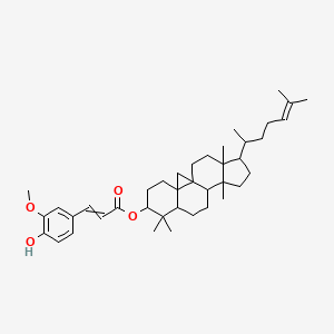 molecular formula C40H58O4 B8056307 (c)(3/4)-Oryzanol;Gamma Oryzanol 