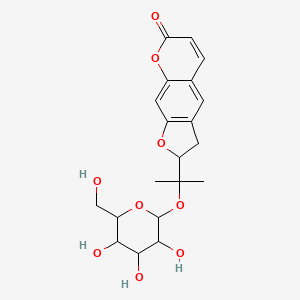 molecular formula C20H24O9 B8056323 Marmesin galactoside CAS No. 156363-69-8