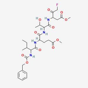 molecular formula C30H43FN4O11 B8056334 Caspase-8 inhibitor 