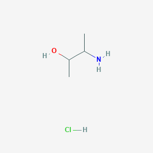 molecular formula C4H12ClNO B8056336 3-Aminobutan-2-ol hydrochloride 
