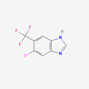 5-Iodo-6-(trifluoromethyl)-1H-benzo[d]imidazole