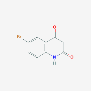 molecular formula C9H6BrNO2 B8056358 6-Bromoquinoline-2,4(1H,3H)-dione 