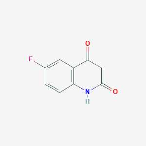 molecular formula C9H6FNO2 B8056361 6-氟喹啉-2,4(1H,3H)-二酮 