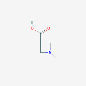 molecular formula C6H11NO2 B8056393 1,3-Dimethyl-3-azetidinecarboxylic acid 