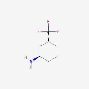molecular formula C7H12F3N B8056403 (1R,3R)-3-Trifluoromethyl-cyclohexylamine 