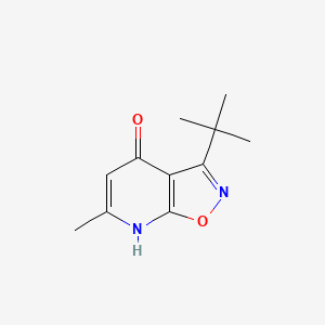 3-Tert-butyl-6-methyl-[1,2]oxazolo[5,4-b]pyridin-4-ol