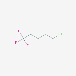 molecular formula C5H8ClF3 B8056431 5-Chloro-1,1,1-trifluoro-pentane CAS No. 352-59-0