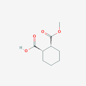 molecular formula C9H14O4 B8056452 (1s,2r)-2-(Methoxycarbonyl)cyclohexanecarboxylic acid CAS No. 2778-62-3
