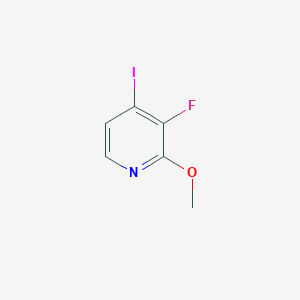 molecular formula C6H5FINO B8056486 3-Fluoro-4-iodo-2-methoxypyridine 