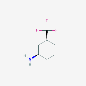 molecular formula C7H12F3N B8056487 (1R,3S)-3-Trifluoromethyl-cyclohexylamine 