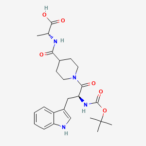 molecular formula C25H34N4O6 B8056518 Boc-Trp-Unk-D-Ala-OH 