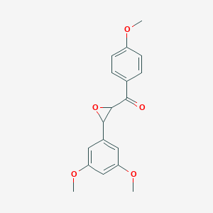 molecular formula C18H18O5 B8056533 [3-(3,5-Dimethoxyphenyl)oxiran-2-yl](4-methoxyphenyl)methanone 