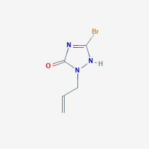 molecular formula C5H6BrN3O B8056639 CID 129011525 