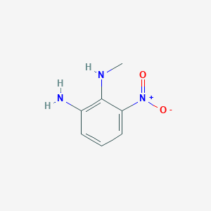 molecular formula C7H9N3O2 B080567 1-N-甲基-6-硝基苯-1,2-二胺 CAS No. 13183-00-1