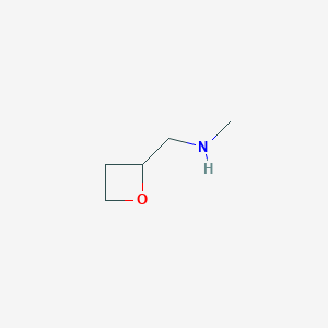 Methyl[(oxetan-2-yl)methyl]amine