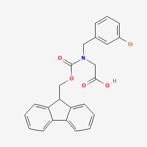molecular formula C24H20BrNO4 B8056945 N-Fmoc-3-bromobenzyl-glycine 