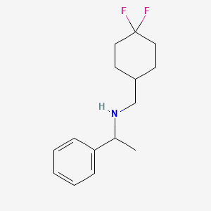 molecular formula C15H21F2N B8056978 [(4,4-Difluorocyclohexyl)methyl](1-phenylethyl)amine 