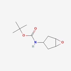 molecular formula C10H17NO3 B8056989 tert-Butyl N-{6-oxabicyclo[3.1.0]hexan-3-yl}carbamate 
