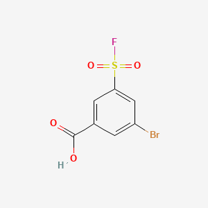 3-Bromo-5-(fluorosulfonyl)benzoic acid