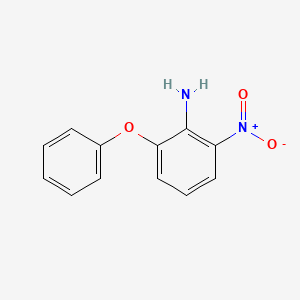 molecular formula C12H10N2O3 B8057154 (2-Nitro-6-phenoxyphenyl)amine 