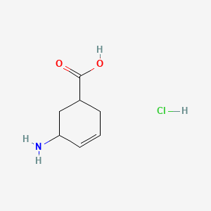 5-Aminocyclohex-3-ene-1-carboxylic acid hydrochloride