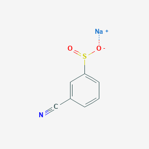 molecular formula C7H4NNaO2S B8057279 Sodium 3-cyanobenzenesulfinate 