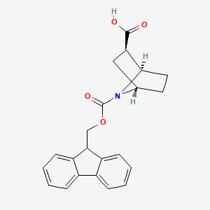 rac-(1R,2R,4S)-7-{[(9H-fluoren-9-yl)methoxy]carbonyl}-7-azabicyclo[2.2.1]heptane-2-carboxylic acid