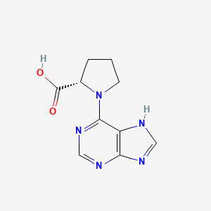 (2S)-1-(7H-purin-6-yl)pyrrolidine-2-carboxylic acid