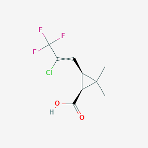 cis-3-(2-Chloro-3,3,3-trifluoropropenyl)-2,2-dimethylcyclopropanecarboxylic acid