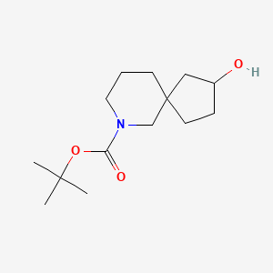 Tert-butyl 2-hydroxy-7-azaspiro[4.5]decane-7-carboxylate