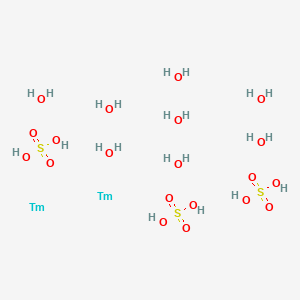 molecular formula H22O20S3Tm2 B8057610 Sulfuric acid, thulium(3+) salt (3:2), octahydrate (8CI,9CI) 