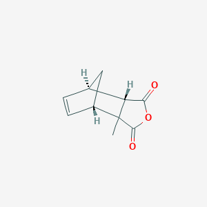 molecular formula C10H10O3 B8057646 (1S,6S,7R)-2-methyl-4-oxatricyclo[5.2.1.02,6]dec-8-ene-3,5-dione 