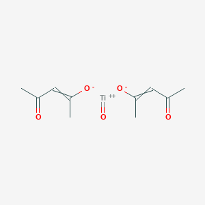 molecular formula C10H14O5Ti B8057663 四（IV）氧化二乙酰丙酮钛 