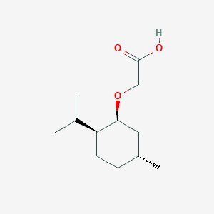 molecular formula C12H22O3 B8057765 2-(((1R,2S,5R)-2-异丙基-5-甲基环己基)氧基)乙酸 
