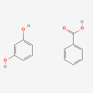Benzene-1,3-diol; benzoic acid