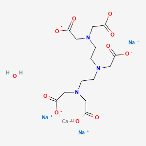 molecular formula C14H20CaN3Na3O11 B8057804 Diethylenetriaminepentaacetic acid calcium (trisodium salt hydrate) 
